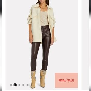 Veronica Beard faux leather pants